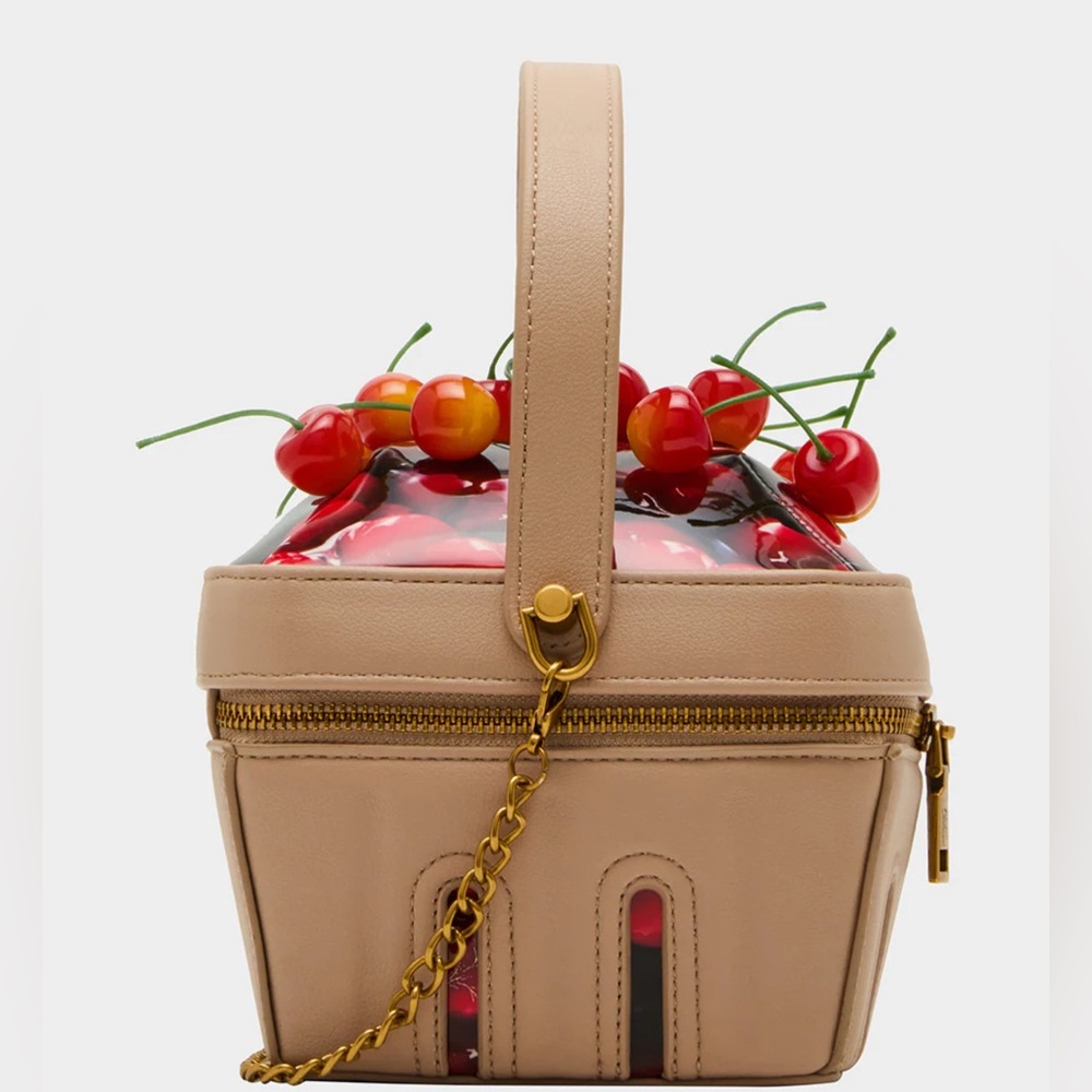BETSEY JOHNSON KITSCH MON CHERRY RED MINI BAG - NWT - Picture 2 of 7